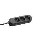 BACHMANN - SMART Schuko 3xCEE7/3 1,5m CEE7/7, sw