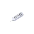 BACHMANN - SMART Schuko 3xCEE7/3 weiß Strom 3,0m CEE7/7