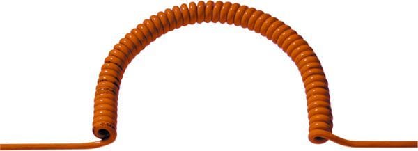 BACHMANN - Wendelleitung HO7BQ-F 3x1,5qmm orange
