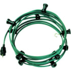BACHMANN - Lichterkette L:10,0m gn 10 Fassungen E27