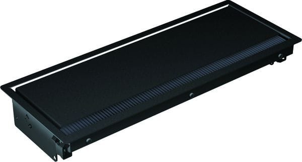 BACHMANN - CONI Einbaurahmen 6-fach schwarz RAL9005
