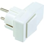 BACHMANN - Schutzkontaktstecker Winkel, weiß
