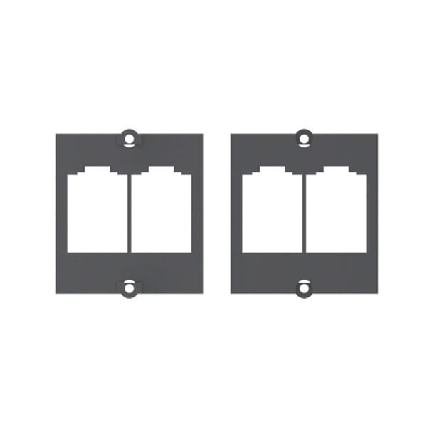 BACHMANN - Rahmen 2xMETZ CONNECT E-DAT Modul CAT6
