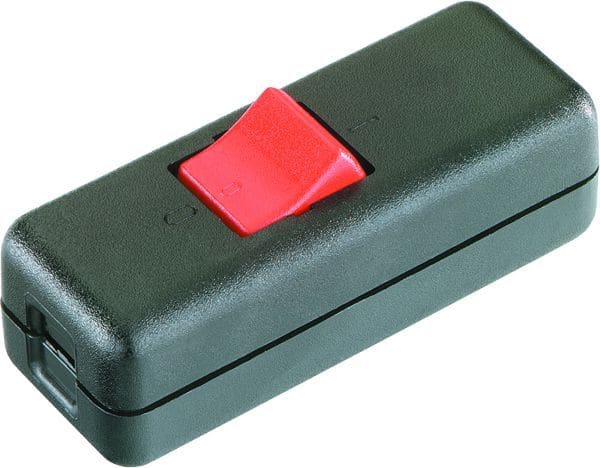 BACHMANN - Schnur-Zwischenschalter Serie 8010, Ausschalter, 2polig, s/r