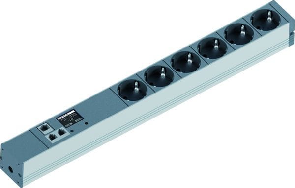 BACHMANN - 19'' 1HE BN2000 6xCEE7/3 TCP/IP Strom 2,0m CEE7/7