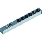 BACHMANN - 19'' 1HE BN2000 6xCEE7/3 TCP/IP Strom 2,0m CEE7/7