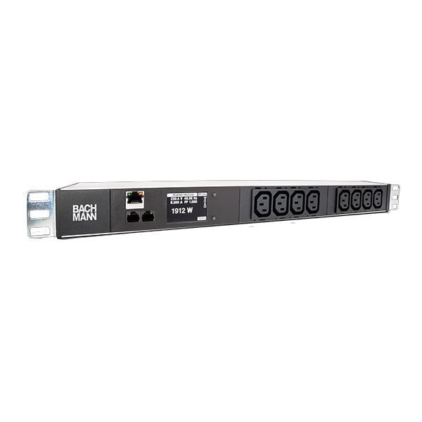 BACHMANN - 19'' 1HE BN2000 8xC13 TCP/IP Strom 2,0m CEE7/7