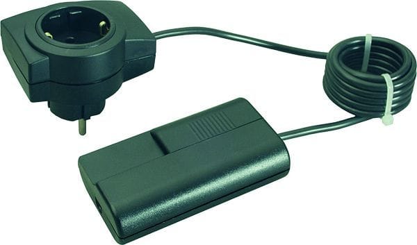 BACHMANN - Schnur-Enddimmer Serie 8013 mit 2m Kabel, 20 bis 500 Watt, schwarz