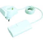 BACHMANN - Schnur-Enddimmer Serie 8013 mit 2m Kabel, 20 bis 500 Watt, weiß
