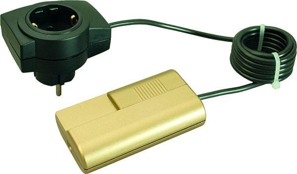 BACHMANN - Schnur-Enddimmer Serie 8013 mit 2m Kabel, 20 bis 500 Watt, gold
