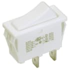 BACHMANN - Wippenschalter Serie 3652, Ausschalter, unbel., 1polig, w/w