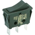 BACHMANN - Wippenschalter Serie 3652, Umschalter, unbel., 1polig, s/s