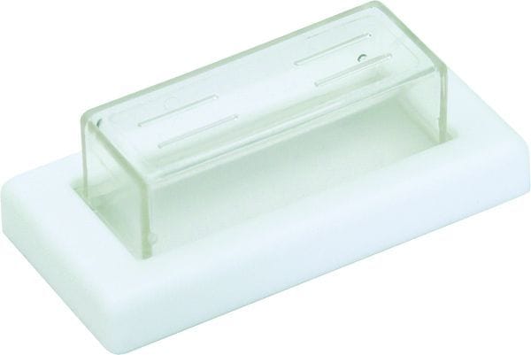 BACHMANN - PVC-Kappen und Rahmen, Serie 2 2, für 1polig, klar/w