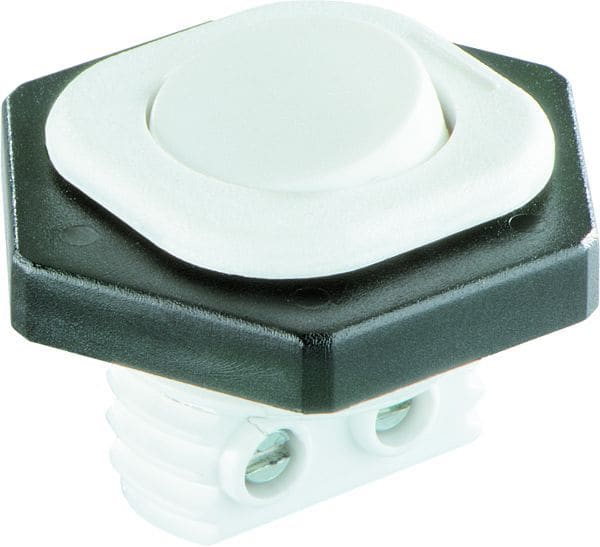 BACHMANN - Wippenschalter Serie 8014, Ausschalter, unbel., 1polig, w/w