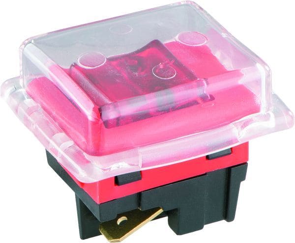 BACHMANN - Wippenschalter Serie 8014, Ausschalter, bel., 2polig, r/r