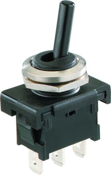BACHMANN - Kippschalter Serie 8400, Umschalter, 1polig, Steckanschluss