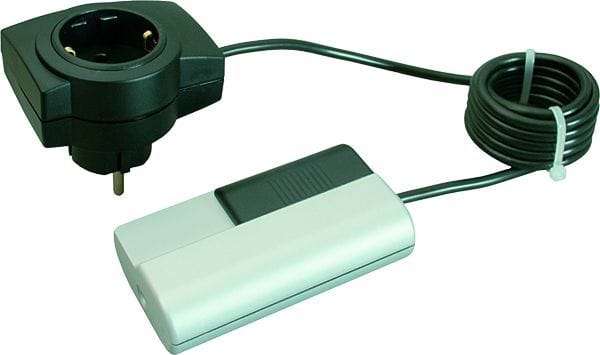 BACHMANN - Schnur-Enddimmer 20-500 W, titan/schwarz
