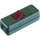 BACHMANN - Schnur-Zwischenschalter Serie 8010, schwarz/rot