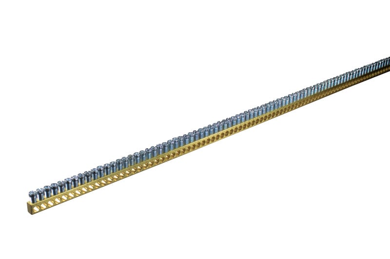 FTG - Messing Klemmschiene 16mm², 1000mm