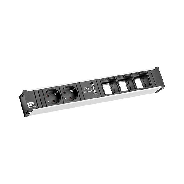 BACHMANN - CONI 2xCEE7/3 1xUSB Charger 3xCM Strom 0,2m GST18