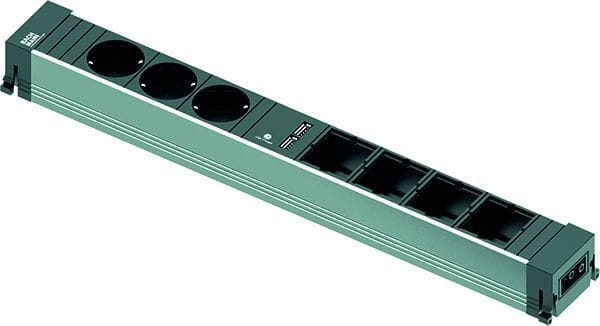 BACHMANN - CONF 3xCEE7/3 1xUSB Charger 4xCM GST18