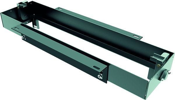 BACHMANN - Top Frame UT 8fach ohne Klappe Gehäuse sw