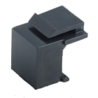 BACHMANN - Steckplatzabdeckung Keystone 1-fach schwarz