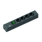BACHMANN - CONNECT LINE 4xCEE7/3 1xSchalter 2,0m CEE7/7