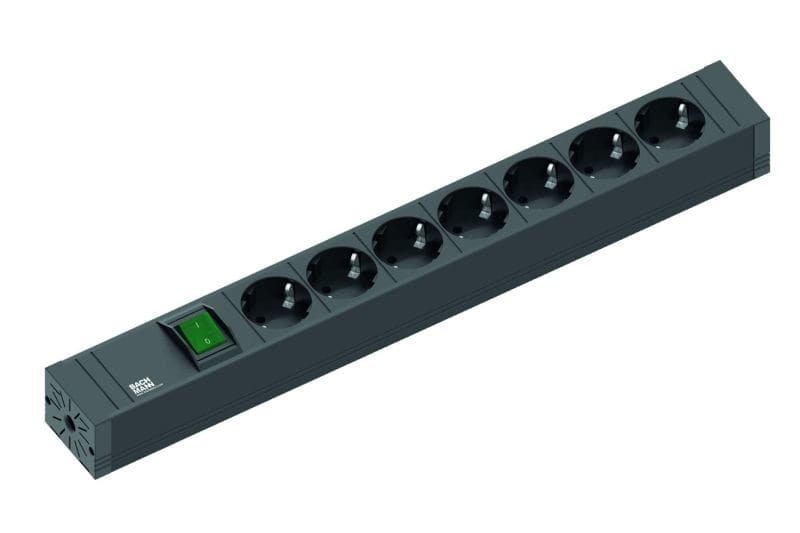 BACHMANN - CONNECT LINE 7xCEE7/3 1xSchalter Strom 2,0m