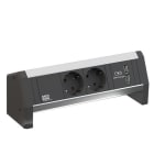 BACHMANN - DESK 2xCEE7/3 1xUSB Charger GST18