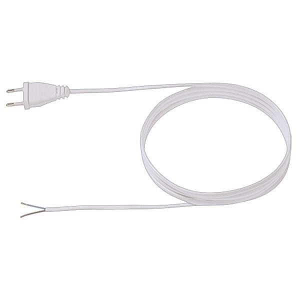 BACHMANN - Zuleitung H03VVH2-F 2x0,75mm² L:3,0m ws CEE7/16/AEH