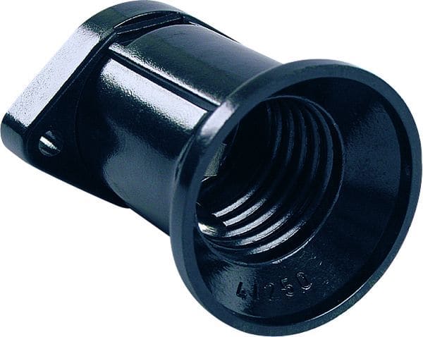 BACHMANN - Illu-Fassung E27 inkl. Befestigungssockel