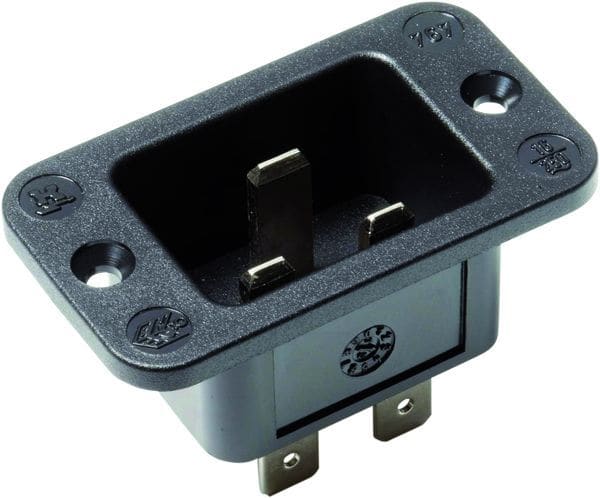 BACHMANN - Kaltgerätestecker 70°C 16A / 250V, 70°C