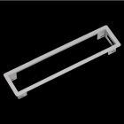 BACHMANN - POWER FRAME Einbaurahmen 4fach Weissaluminium RAL9006
