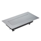 BACHMANN - Top Frame Auftisch Sym 4fach RAL9006 Gehäuse sw