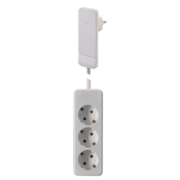 BACHMANN - Smart Plug CEE7/7 weiß 1,6m 3xCEE7/3