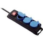 BACHMANN - Verteilersteckdose 3xCEE7/3 1xSchalter 1,5m CEE7/7