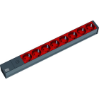 BACHMANN - 19'' 1HE 8xCEE7/3 rt Sicherung 10A Strom 2,0m IEC