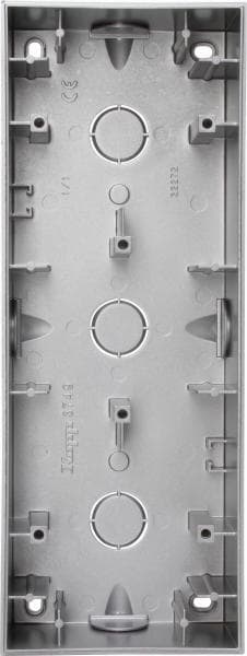 KOPP - HK07 AP-Geh.3-fach stahl