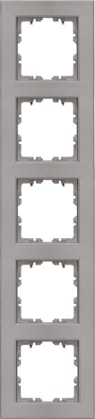 KOPP - Abdeckrahmen 5f.HK07 stahlfarben