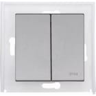 KOPP - HK07 IP44 D-Wippe stahl