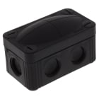 WISKA - Abzweigkasten 1,5mm², schwarz, mit Klemme