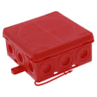 WISKA - Feuchtraumdose, 4mm², mit Klemme, rot