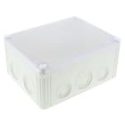 WISKA - Abzweigkasten 16mm², mit klemme, weiss, klarer Deckel