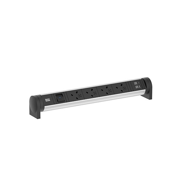 BACHMANN - CYCLE Desk 4xUK 1xSchalter 1xUSB A/C 22W 0,2m
