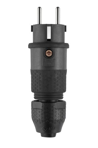 ABL-SURSUM - Professional Stecker,SK+F/B, Elamid-2K, schwarz, SV, IP54, Typ 1530
