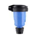 ABL-SURSUM - Hightech Kupplung, F/B, Elamid, blau, selbst. Klappdeckel, BS, IP54, Typ 1580