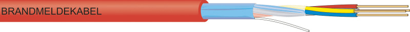 DÄTWYLER - Brandmeldekabel mit Funktionserhalt max. 225V FE180 E30 rot