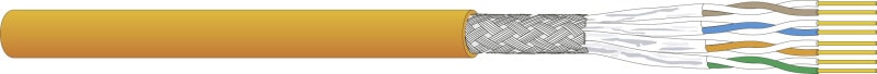 DÄTWYLER - Datenkabel Kat7 S/FTP simplex 4x2xAWG23/1 LS0H orange