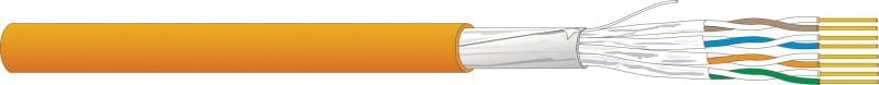 DÄTWYLER - Datenkabel Kat.6A F/FTP 4x2xAWG23/1 LSHF Dca orange 500m